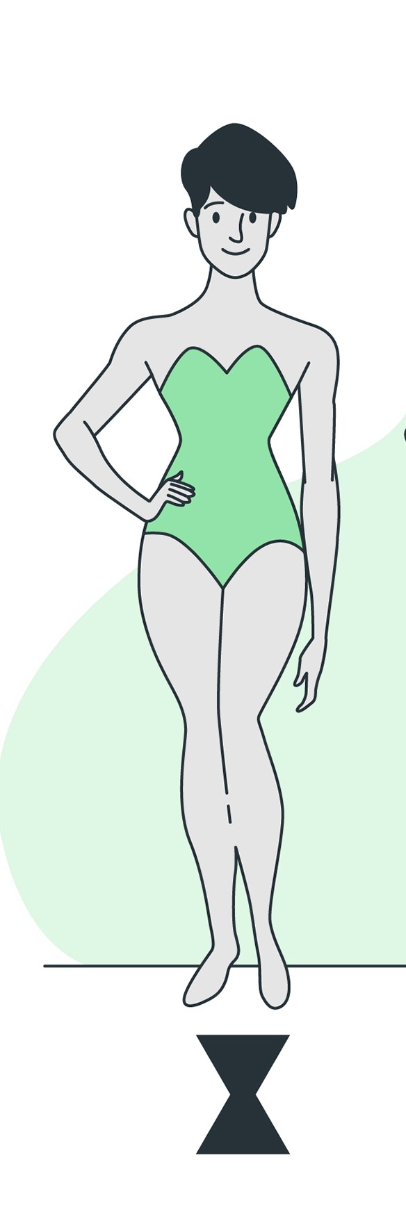body shape a clessidra