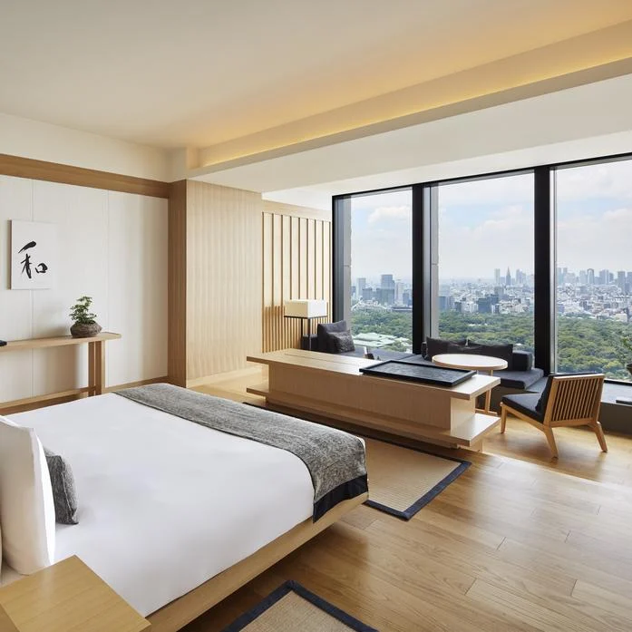 camera dell' hotel aman di tokyo (fonte aman.com)